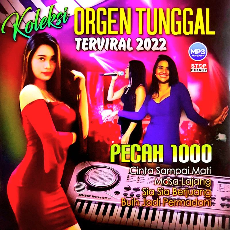 Kaset Mp3 Musik Lagu Orgen Tunggal Terviral Pecah Seribu 120 Lagu