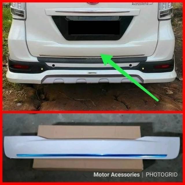 Ornament / List Pintu Belakang / Bagasi Avanza Cover Back ...