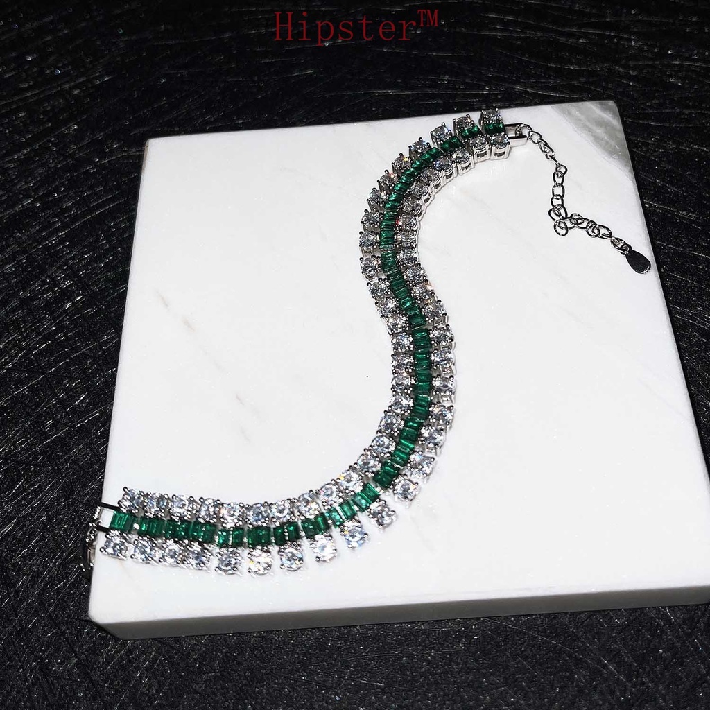 Fine Jewelry Customized Natural Emerald Bracelet Adjustable Bracelet