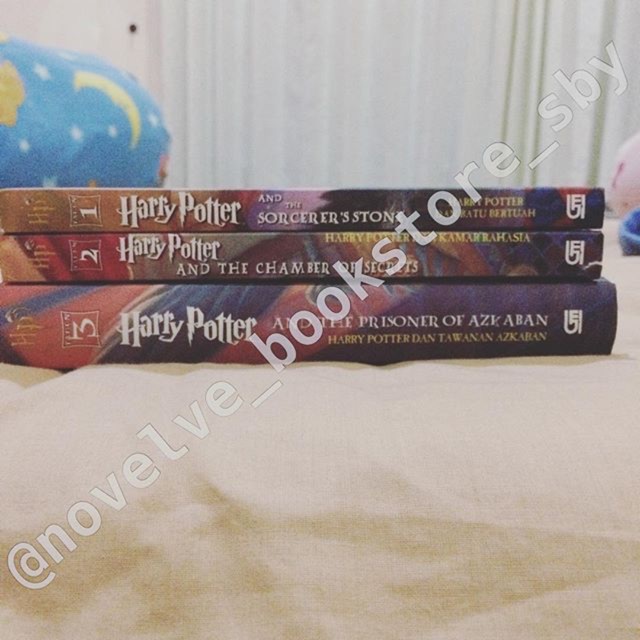 Harry Potter 1,2,3 novel terjemahan