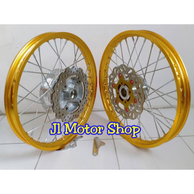 Paket Murah Velg Tromol Set Jari jari Ninja R / Rr