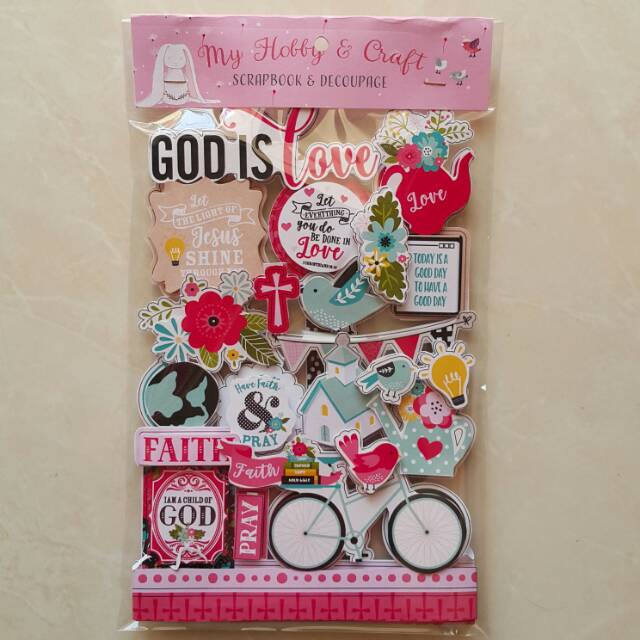 

Sticker 3d Scrapbook "God is Love