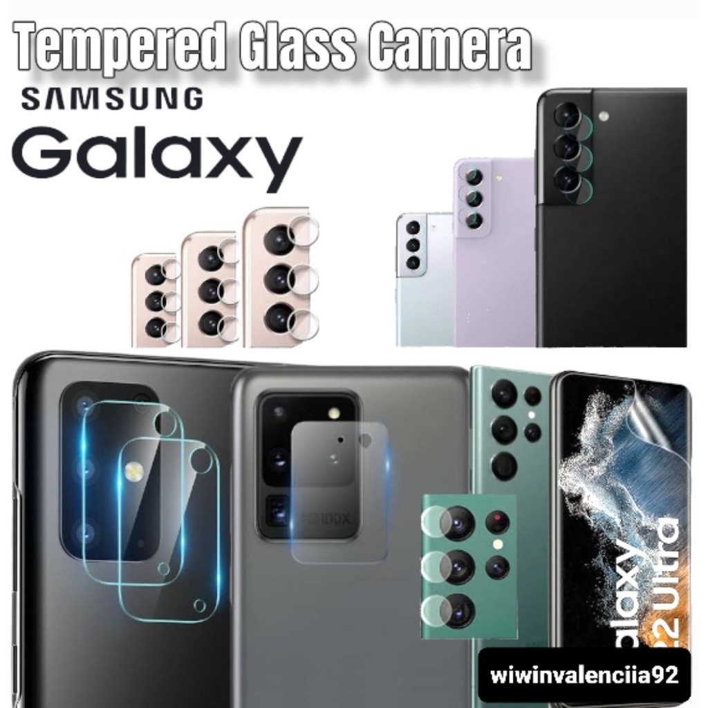 TG Tempered Lens CAMERA SAMSUNG S23 + S22 S23 S22+ S22ULTRA S21 S21FE S21+ S21ULTRA S20 S20FE S20+ Note20 Note 20ULTRA Tempred Lensa Bening Clear Glossy/Temperd Glass Kamera/Pelindung Layar-Antigores Scratch Protecth/Anti Gores 1 Set KACA Plus FE ULTRA 20