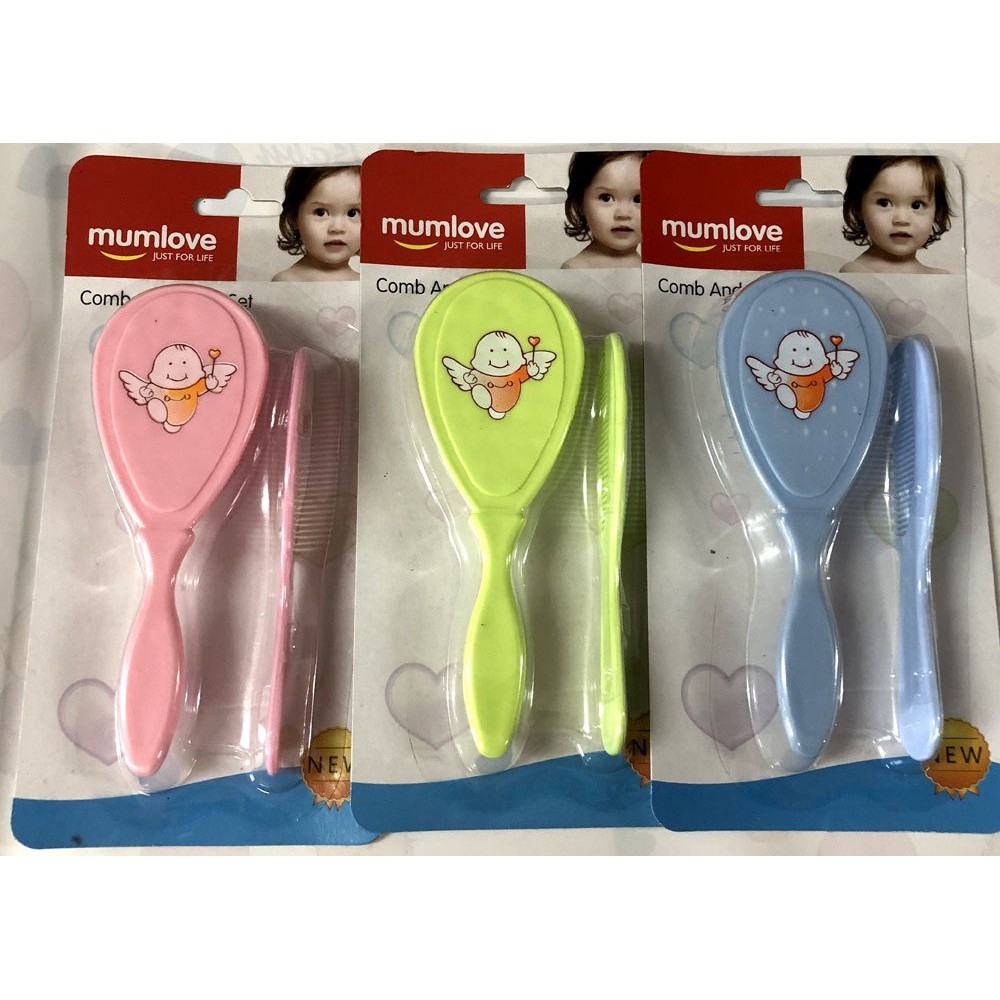 Sisir dan Sikat Bayi 2 in 1 Mumlove GAMBAR RANDOM