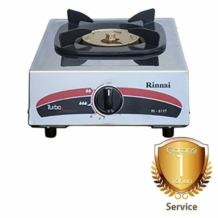 Kompor Gas RINNAI 1 Tungku ( Api Besar ) RI-511T