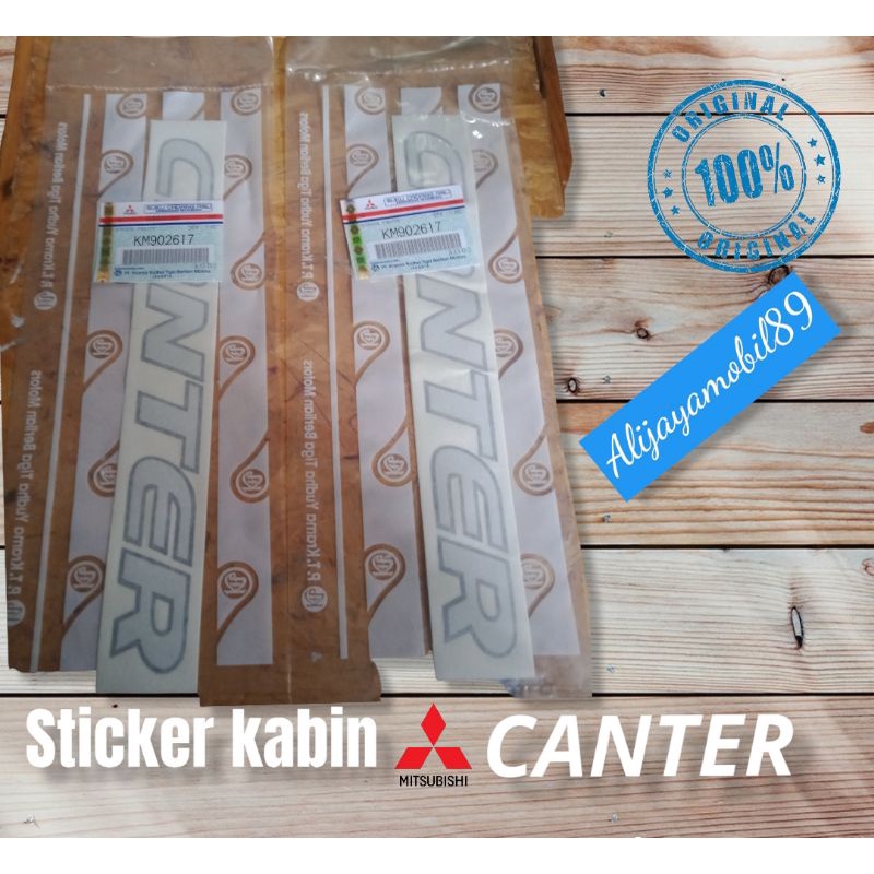 sticker logo mitsubishi CANTER