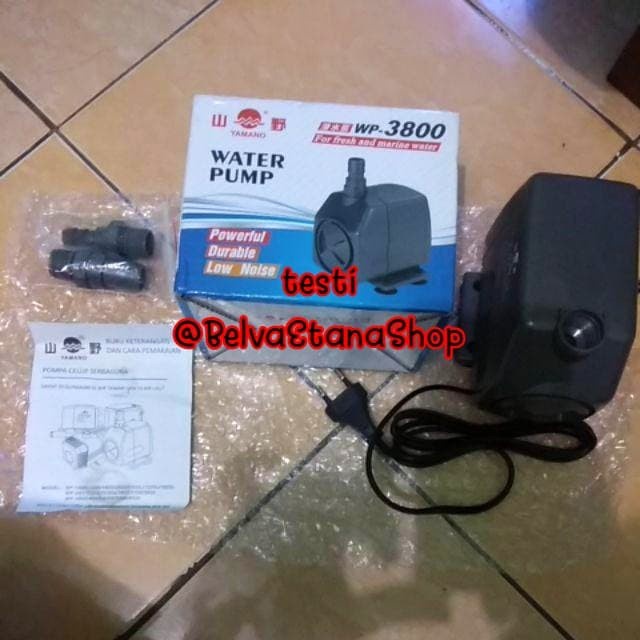 YAMANO WP 3800 WP-3800 POMPA AIR CELUP POMPA KOLAM AQUARIUM HIDROPONIK