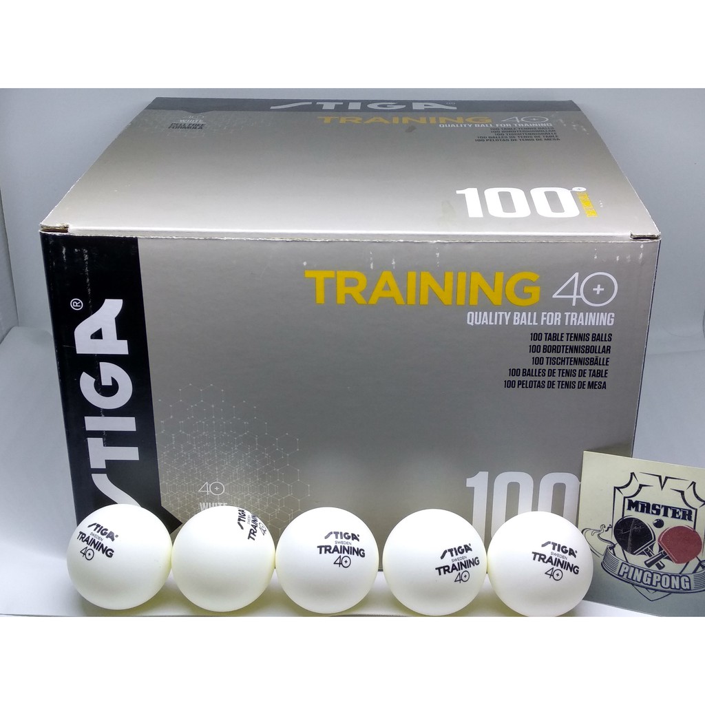 Stiga Training 40+ 100 Balls - Bola Banyak Stiga Training 100 pcs