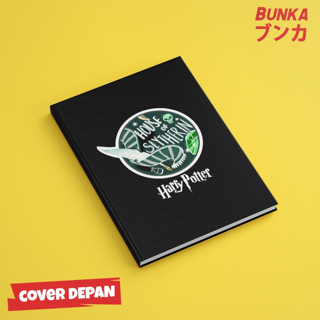 

Notebook Harry Potter House of Slytherin Hardcover A5 Buku Tulis Catatan Note Agenda Planner
