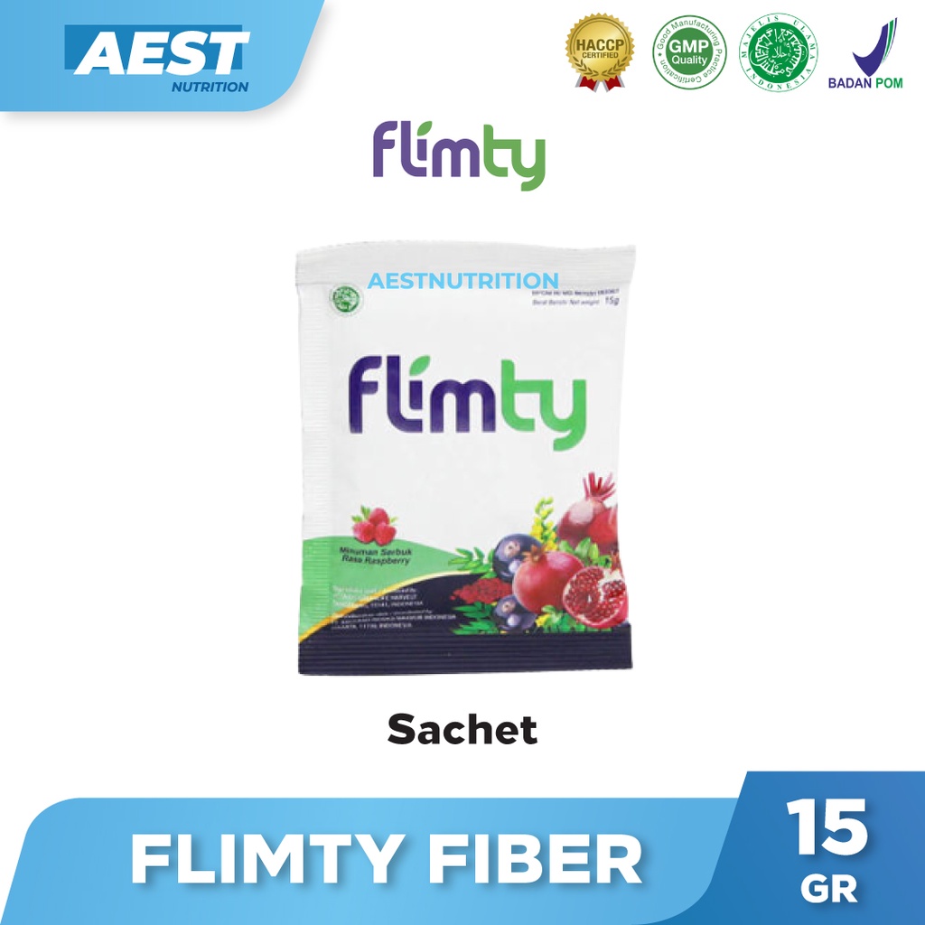 FLIMTY Fiber Minuman Pelangsing Detox Antioksidan - Sachet