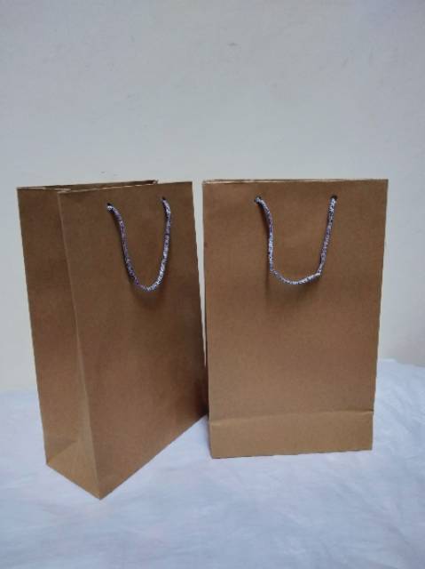 Paperbag/tas kertas wafer + teh pucuk UK 15x8x25