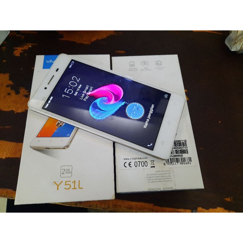 second vivo Y51L 2/16 4G Lte fullsett muluss apikk nominus