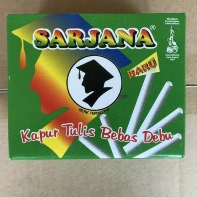 

Promo Awal tahun Kapur Tulis SARJANA - 1 Kotak isi 50 batang Promo Awal tahun