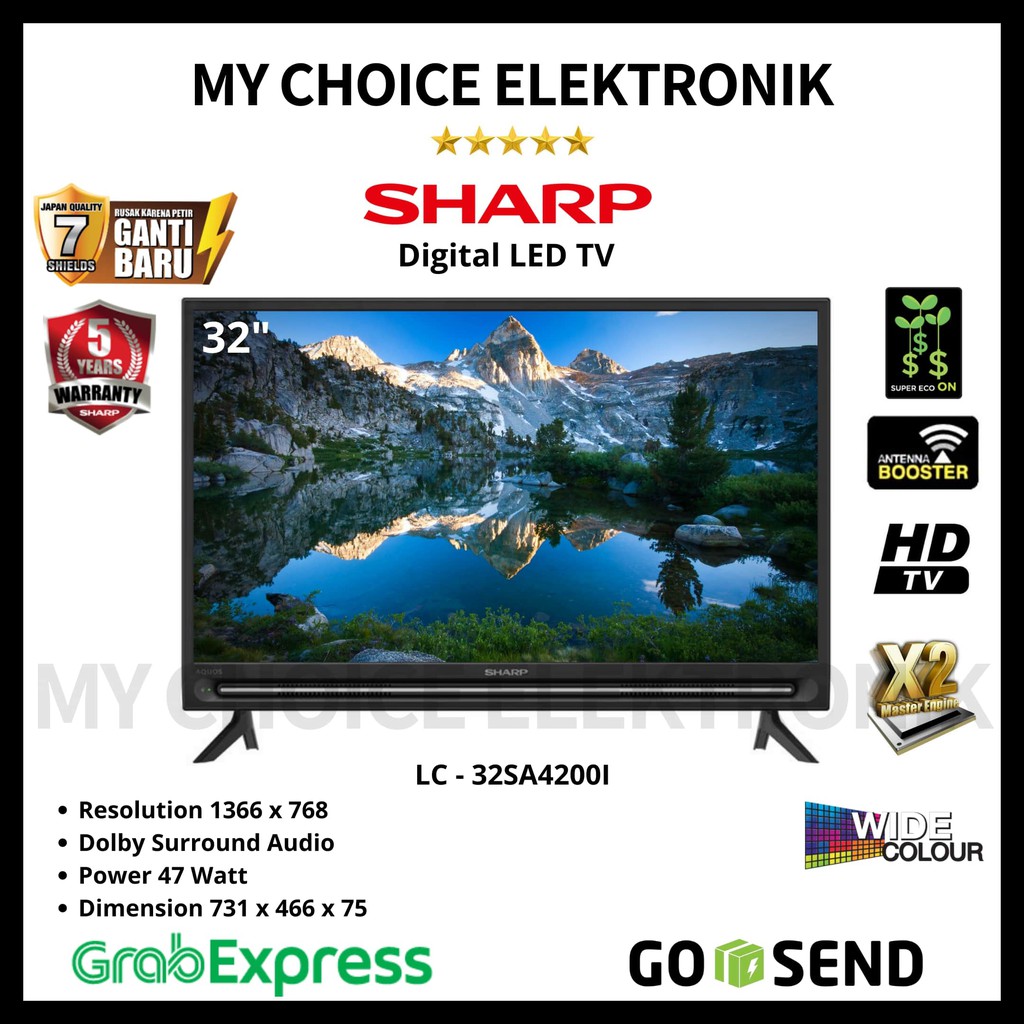 SHARP AQUOS LC-32SA4200i UHD Digital LED TV 32&quot;