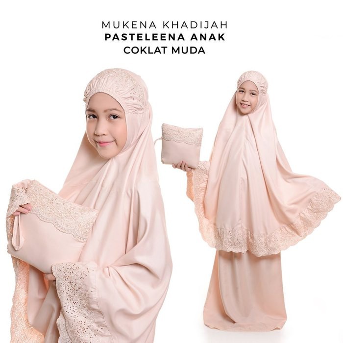 MUKENA KHADIJAH &amp; SHIREN  anak tanggung niqob purdah burqa khimar baju muslim