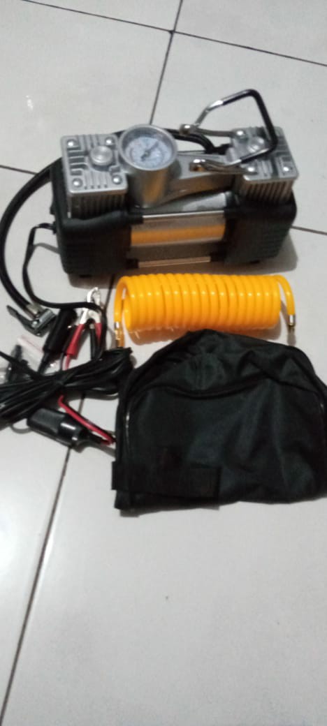 2 Silinder Kompresor Pompa Angin Mini Heavy Duty Air Compressor Pompa Ban