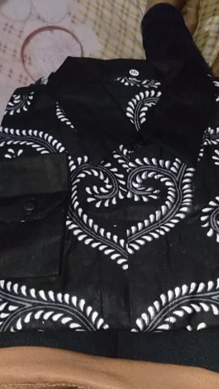 Kemeja Batik Lengan Panjang Size M L Xl Xxl Xxxl Ready Sragam