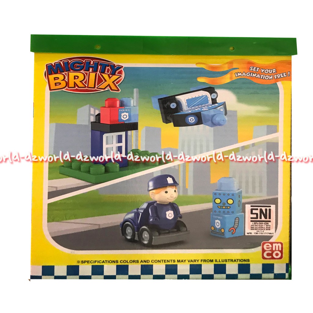 Emco 8166 Law And Order Polisi Dan Hakim Balok Susun Yang Keren Membuat Si Kecil Semakin Ceria
