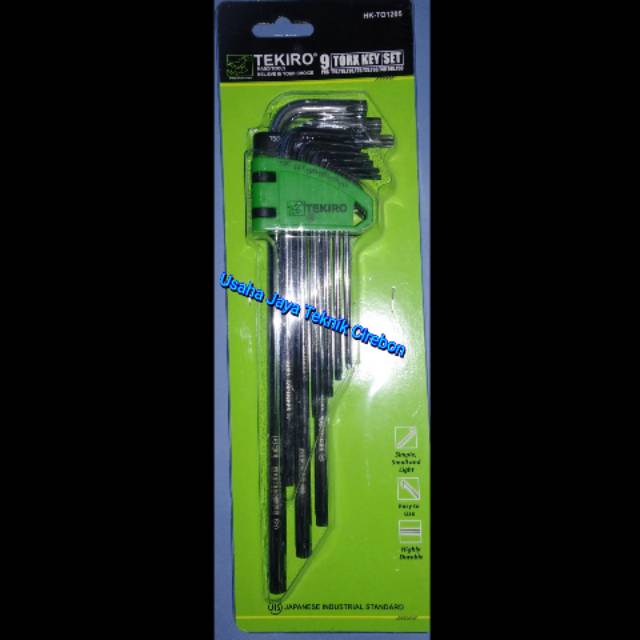 Kunci L Bintang Set 9pcs Merk Tekiro