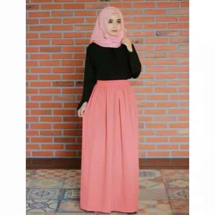 MURAH ROK WANITA KOREA. MG - ROK WOLFIS PROMO - KUNING MUSTARD DISKON