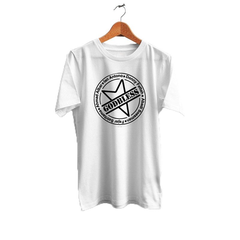 Kaos Distro Tshirt Distro Anime Musik Godbless Series 02