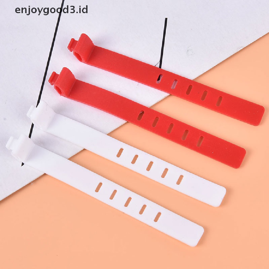 2pcs Klip Organizer Kabel Data / Earphone Bahan Silikon