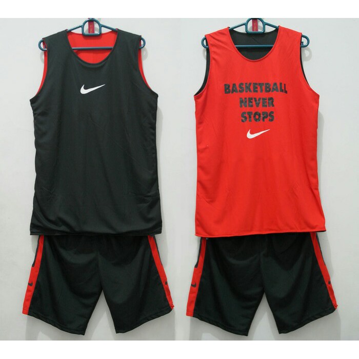 DISKON Jersey Basket Nike Training Baju Basket