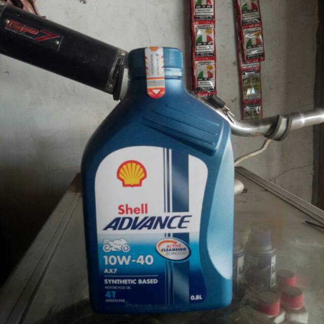 oli Shell Advance Ax7 10w-40w