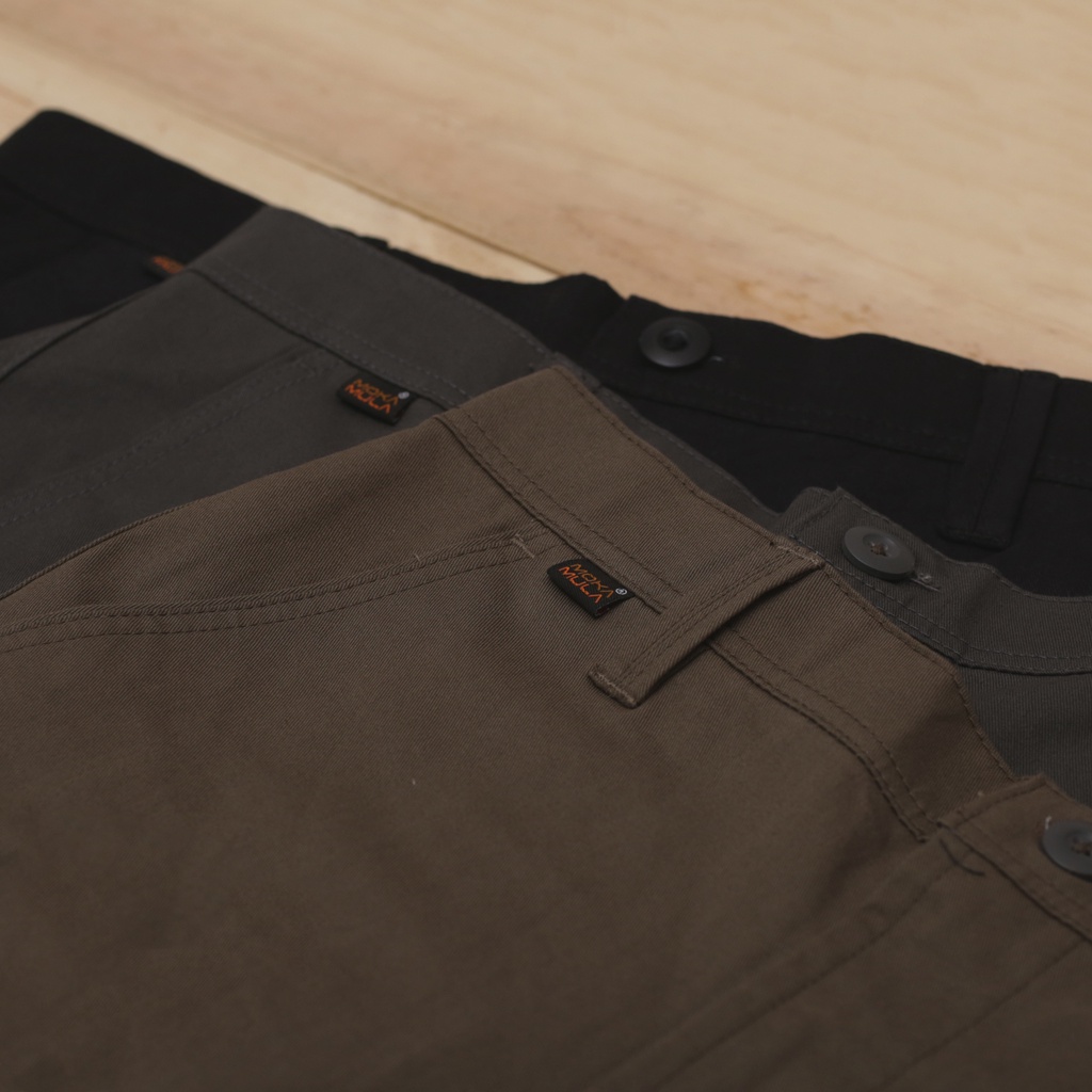 Celana Pendek Pria Chino Bahan Scoot Stretch Premium Original - Mokamula