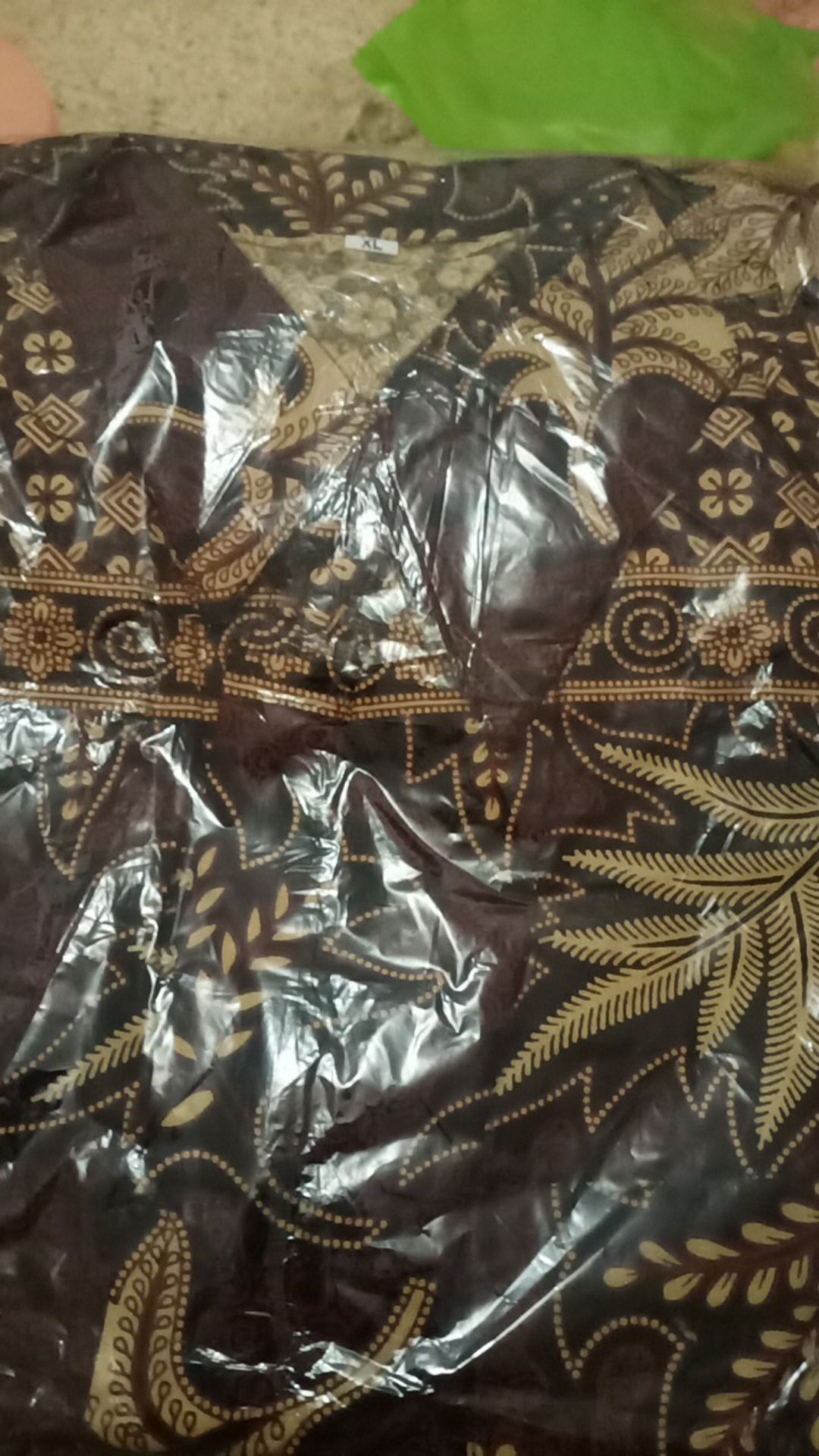 Nailo Batik Hrb026 Kenongo Kemeja Tosca Pendek Pekalongan Padi M L Xl Sogan Tulis Halus Kemeja Batik