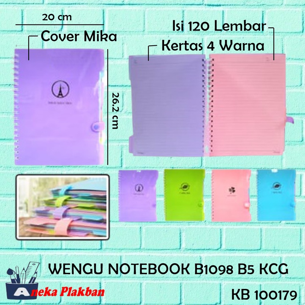 

[PCS] NOTEBOOK RAINBOW SERI / BUKU CATATAN