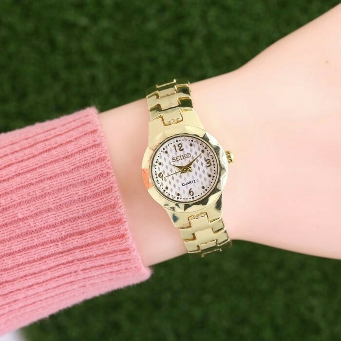 Murah Jam Tangan Seiko Wanita / Jtr 1114 Gold