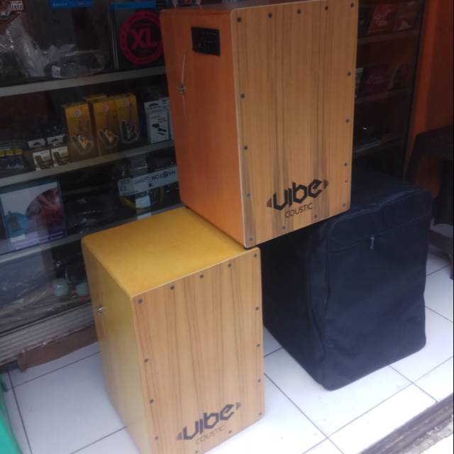 Cajon Kahon kajon VibeCoustic Standar, electric EQ &amp; Custom Model (Pre order)