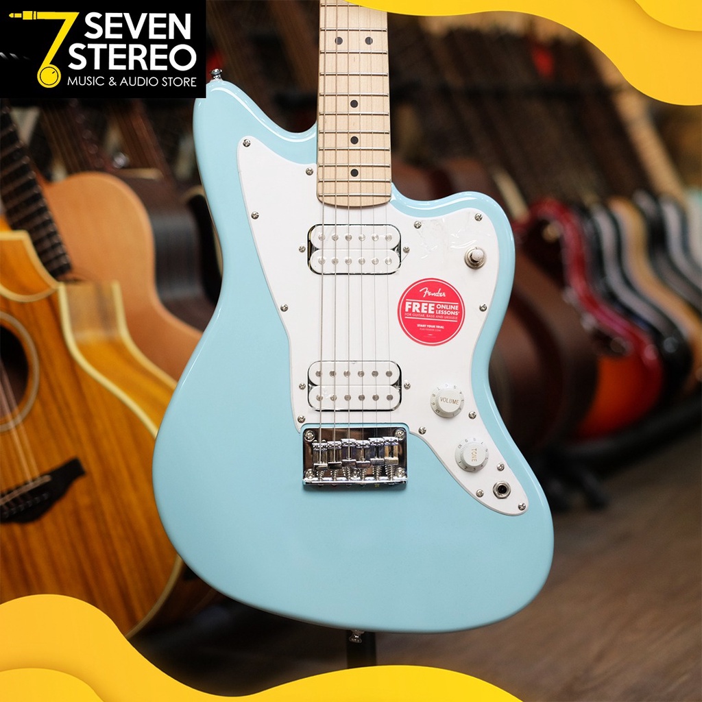 Squier Mini Jazzmaster HH Daphne Blue