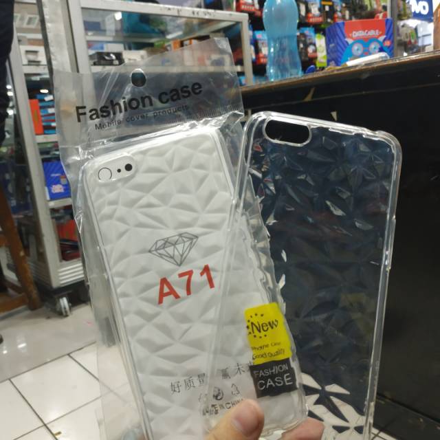 Case diamond Oppo A71 soft softcase softshell silikon cover