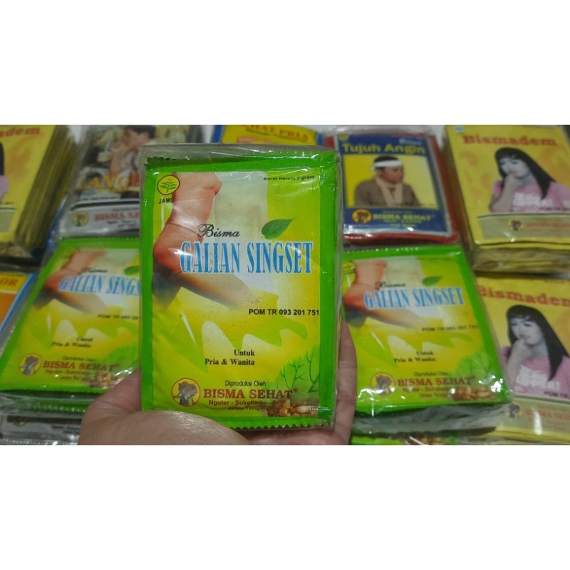 

Galian Singset Jamu Bubuk Harga Per Pack Isi 10 Sachet Bisma Sehat