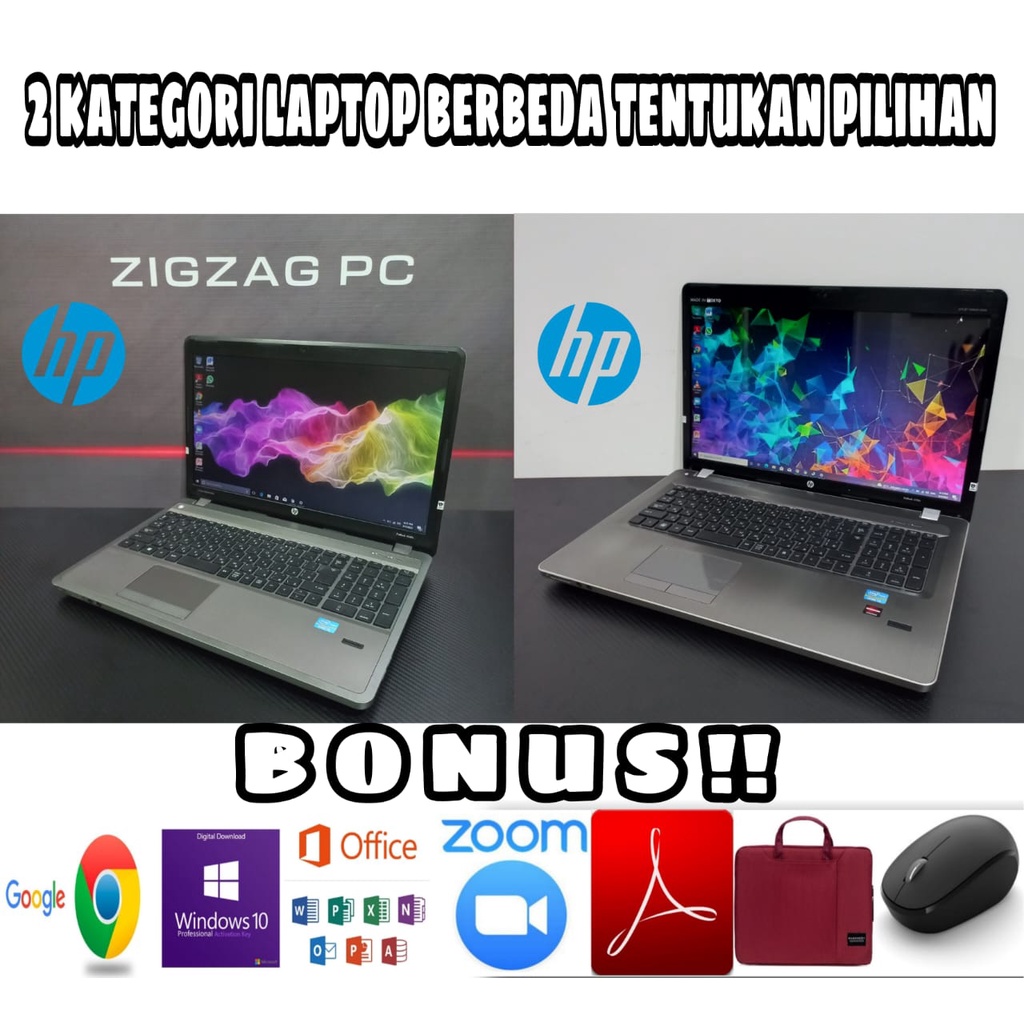 Laptop HP 4540s / 4730s Intel Core i3 Gen 3 Ram 4GB HDD 500GB Win 10 Dual VGA