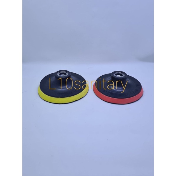 Tatakan Amplas Bulat Velcro / Rubber Pad / Pad Amplas Murah 4”