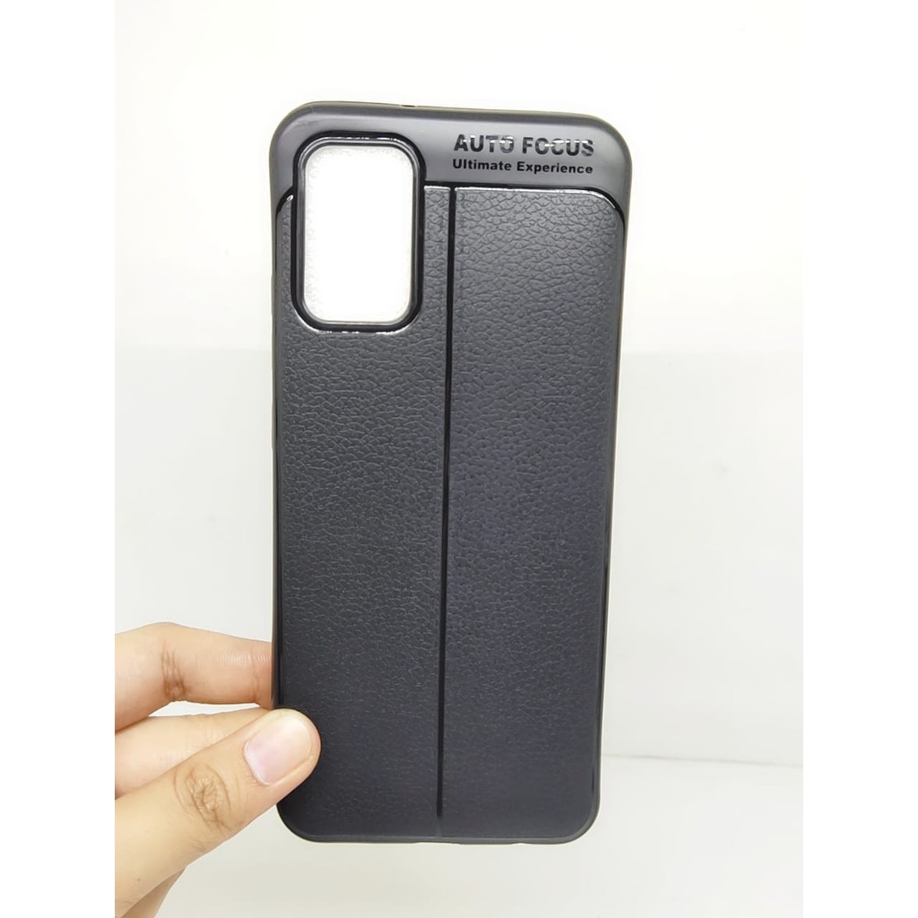 AutoFokus Samsung A02S A025F 6.5 inchi Leather Soft Case AUTOFOCUS Motif Kulit Jeruk