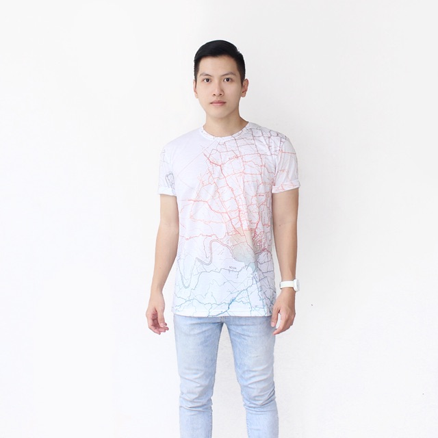 

Map Pattern Tee
