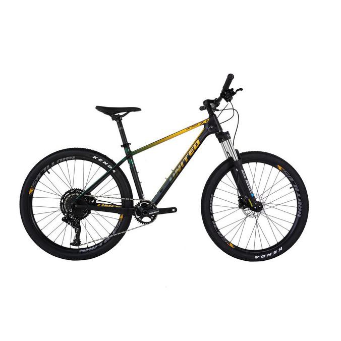 United Bike Sepeda Gunung Mtb Crb 27,5-12 Detroit 7.1(17)(20)Gn-Bk-Or