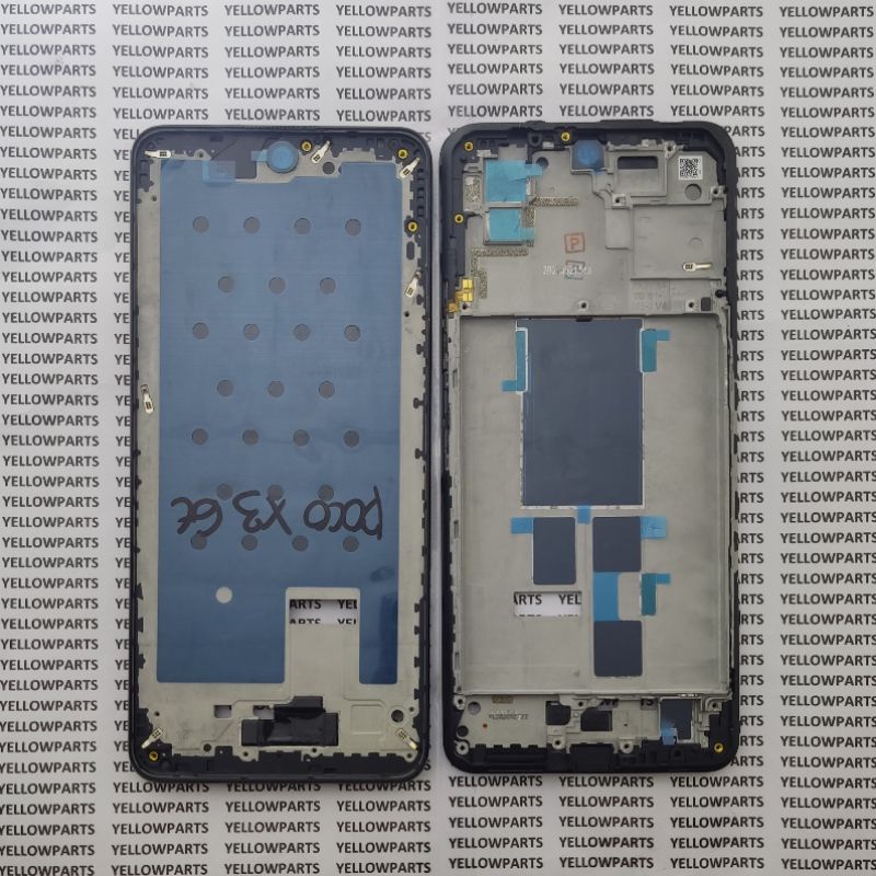 FRAME BEZZEL TULANG TENGAH DUDUKAN LCD XIAOMI POCOPHONE X3 GT ORIGINAL