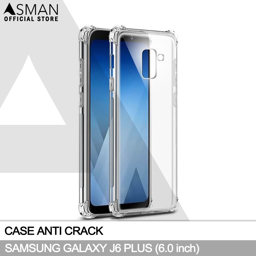 Anti Crack Samsung Galaxy J6 Plus (6.0&quot;) | Soft Case Anti Bentur - Clear