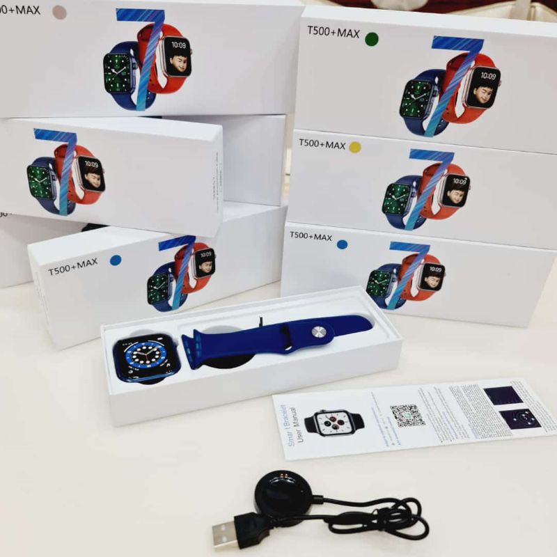 JAM TANGAN SMARTWATCH T500+ MAX series 7