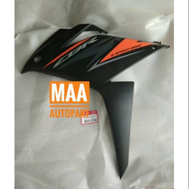 Sayap Fairing Cover Middle CBR150R CBR 150 R Matte Black Hitam Doff K45N 2019 Asli