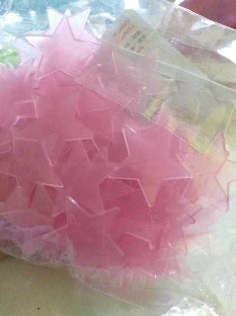 Bintang Star Glow In The Dark Small Fosfor Tempelan Dinding Sticker