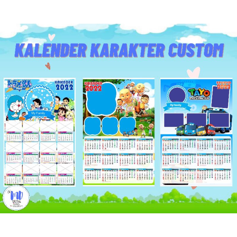 

KALENDER KARAKTER CUSTOM FOTO