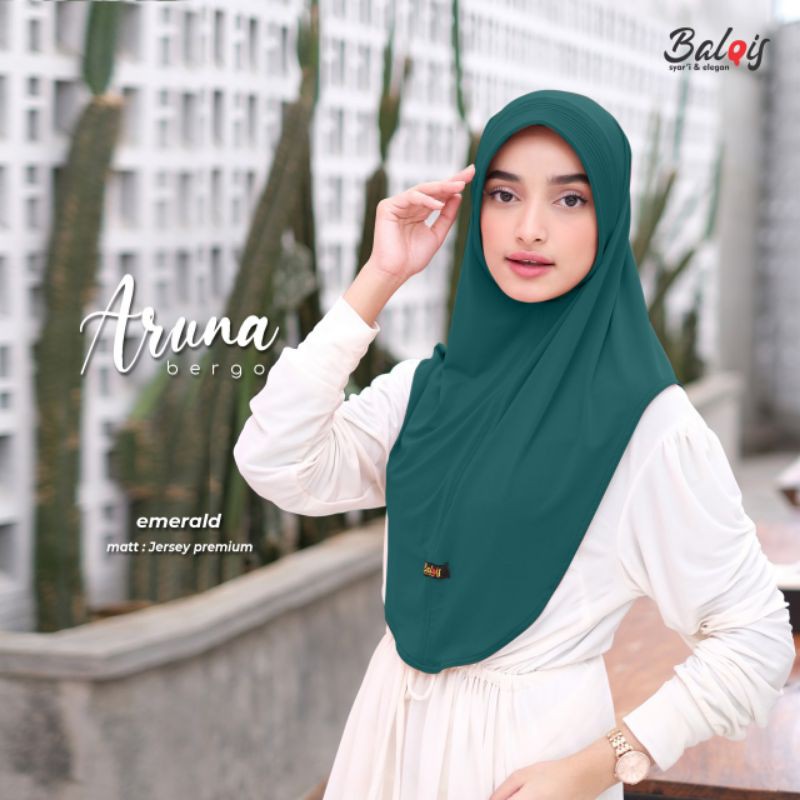 Bergo aruna bahan jersey adem ori balqis hijab-4
