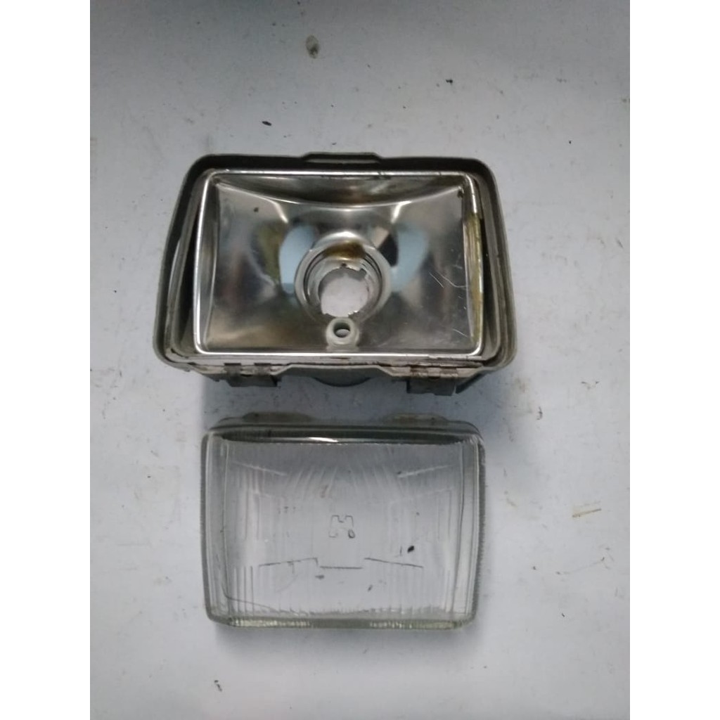 kaca lampu headlamp kaca reflektor depan honda gl pro gl max original