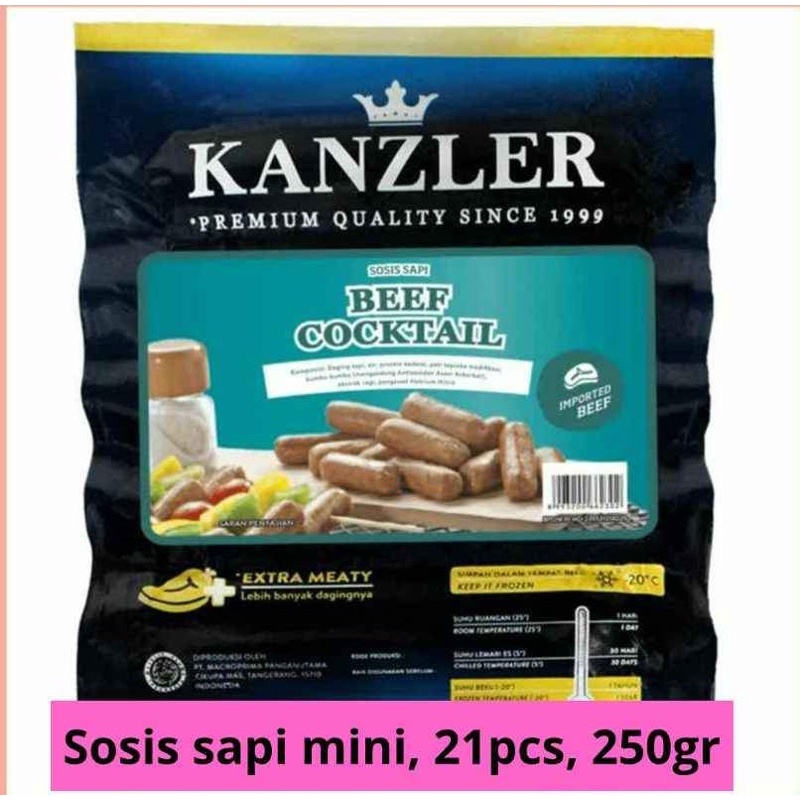 

Sosis Kanzler Beef Cocktail 250gr